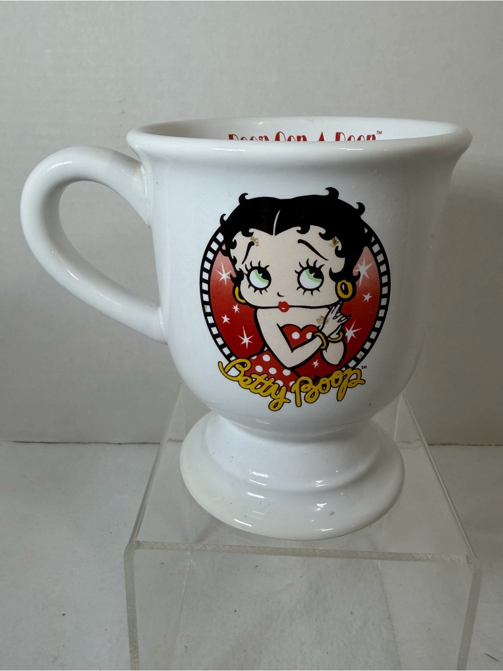 BETTY BOOP (Boop Oop A Doop) Pedestal Coffee Tea Cup Mug 2006 Collectible Y2K